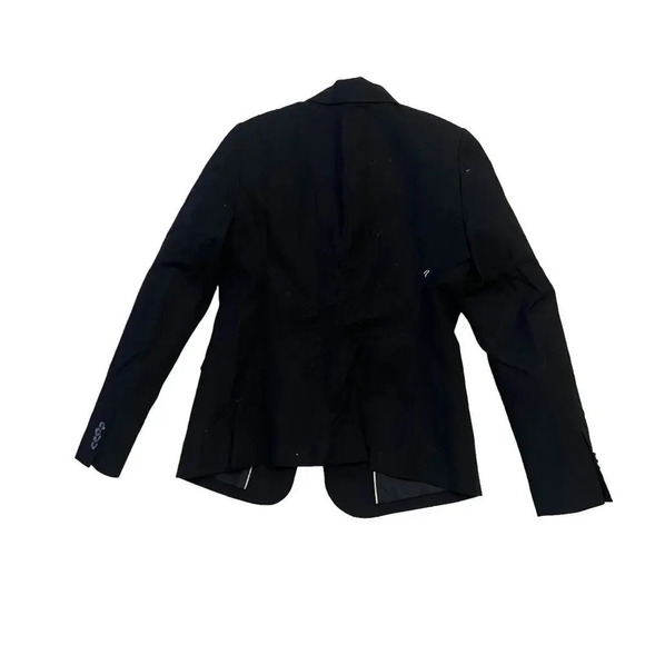 Vince Camuto‎ Women's Black Wool Blazer Size 6 Business One-Button Notch Lapel - Picture 4 of 4